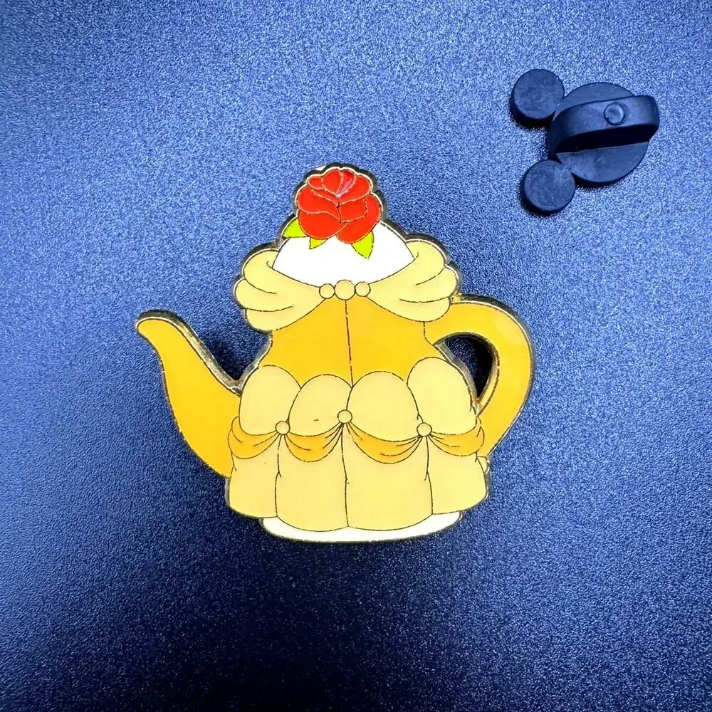 SDR Princess Teapot and Cup Sets Belle Beauty and the Beast Disney Trading Pin